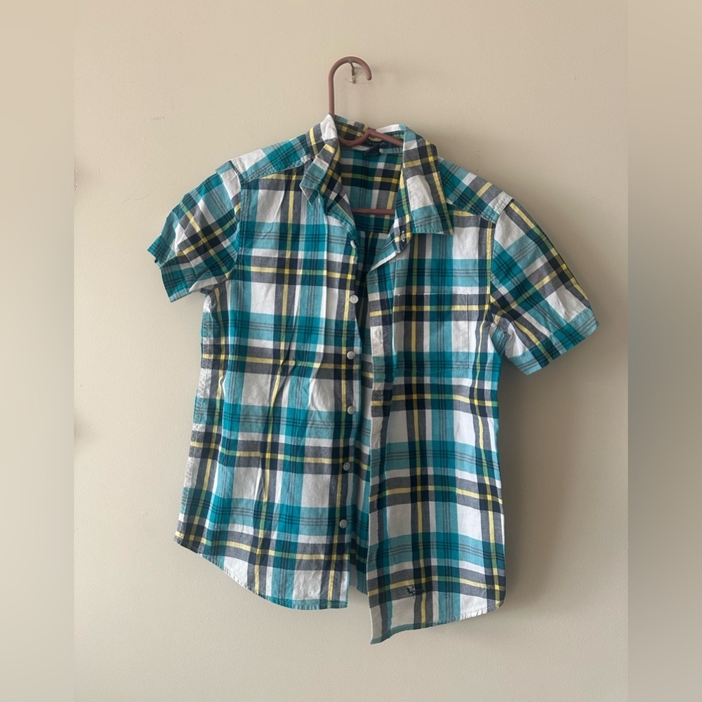 Boys Falls Creek flannel button up shirt 16/18
